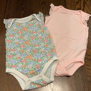 GAP baby girl onesies